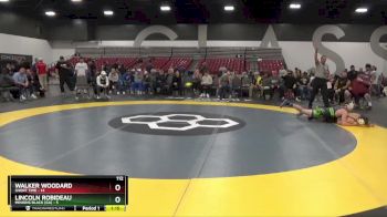 112 lbs Round 3 (8 Team) - Walker Woodard, Short Time vs Lincoln Robideau, Minions Black (GA)