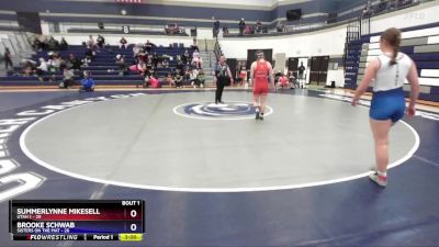 170 lbs Finals (2 Team) - Brooke Schwab, Sisters On The Mat vs Summerlynne Mikesell, Utah 1