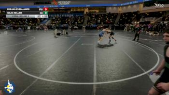 190 lbs Cons. Round 2 - Abram Gordhamer, Apple Valley vs Isaac Miller, La Crosse Aquinas