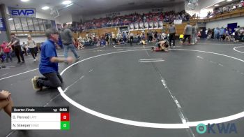 70 lbs Quarterfinal - Grayson Penrod, Little Axe Takedown Club vs Nahkohe Sleeper, El Reno Wrestling Club