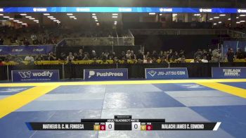 Matheus D. C. M. Fonseca vs Malachi James C. Edmond 2026 Pan Jiu Jitsu IBJJF Championship