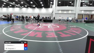 63 lbs Final - Talmadge Dawkins, Georgia vs William (Liam) Ferguson, Georgia