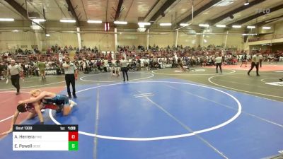 157 lbs Round Of 32 - Alex Herrera, Pikes Peak Warriors vs Ethan Powell, Desert Fusion