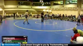 170 lbs Placement (16 Team) - Tyler Secoy, Mill Creek High vs Christian Moder, First Baptist Academy