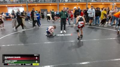 85 lbs Quarterfinal - Shahnam Shams, C2X vs Ethan Casey, Dorman Youth