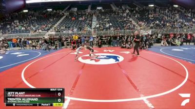 58 lbs Semifinal - Trenten Allemand, Wyoming Unattached vs Jett Plant, Top Of The Rock Wrestling Club
