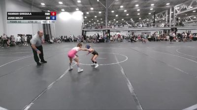50 lbs Round 3 (6 Team) - Hannah Gregula, PA West Black vs Aven Beltz, CTWHALE