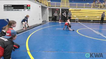 40 lbs 3rd Place - Erik Avila, Ponca City Wildcat Wrestling vs Jude Reaves, Huskey Wrestling Club
