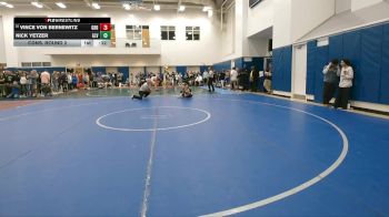 113 lbs Cons. Round 2 - Vince Von Bernewitz, Great Bridge vs Nick Yetzer, Glenvar