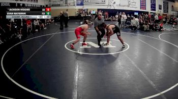 215 lbs Champ. Round 1 - Jackson Higgins, Indiana Area Hs vs Evan Mayernik, Fort Cherry Hs