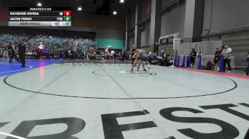 145 lbs Semifinal - RAYMOND RIVERA, Red Wave Wrestling vs Jacob Perez, Tulare Titans Wrestling Club