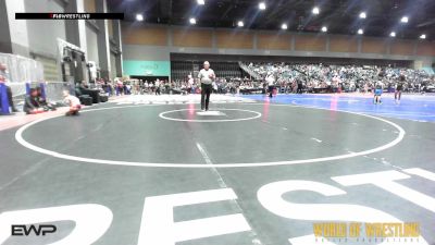 76 lbs Consi Of 16 #2 - Madden Barron, Blackcat WC vs Asic Gallegos, Grant County Elite