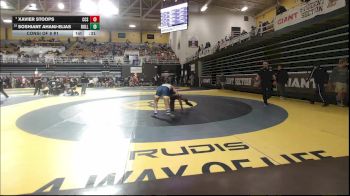 165 lbs Consi Of 8 #1 - Xavier Stoops, Cornerstone Christian School vs Soshiant Ahanj-Elias, Bullis