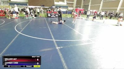 150 lbs Quarterfinal - William Alt, WY vs Camren Chee, MT