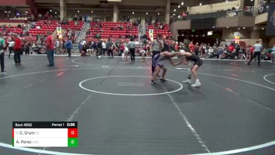 96 lbs Cons. Round 3 - Christian Crum, Duran Elite vs Abram Perez, Salina Wrestling Club