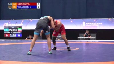70 kg Bronze - Sanzhar Doszhanov, KAZ vs Amir Yazdani, IRI
