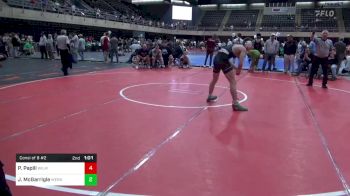 145 lbs Consi Of 8 #2 - Piero Papili, Wilmington vs Justin McGarrigle, Wernersville