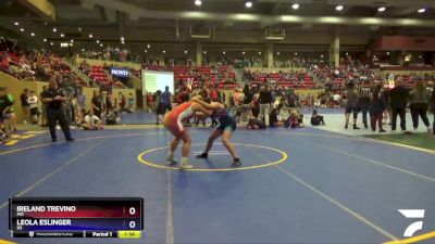 185 lbs Quarterfinal - Ireland Trevino, MO vs Leola Eslinger, KS