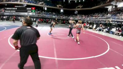 6A 165 lbs Cons. Round 1 - Aedan Solis, Austin Bowie vs Travis Rosa, Cypress Creek