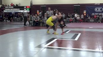 113 lbs 1st Place Match - Kohen Dietzenbach, Burlington Notre Dame vs Jack Gogel, Lisbon