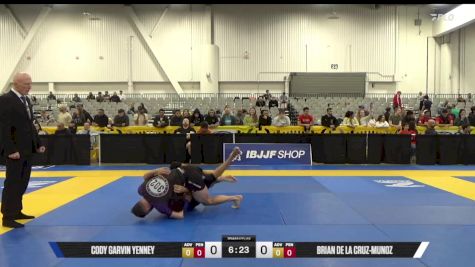 Brian De La Cruz-Munoz vs Cody Garvin Yenney 2025 World IBJJF Jiu-Jitsu No-Gi Championship