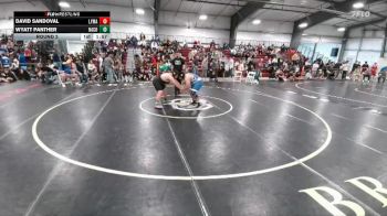 241-258 lbs Round 2 - David Sandoval, Lyman vs Wyatt Panther, Natrona County