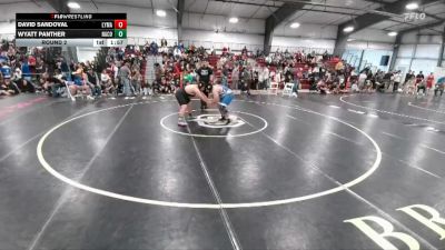 241-258 lbs Round 2 - David Sandoval, Lyman vs Wyatt Panther, Natrona County