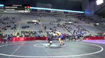 285 lbs 1st Place Match - Caleb Evans, Homestead vs Isaiah Coolman, Leo