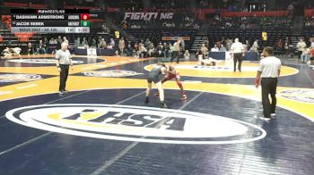 2A 126 lbs Champ. Round 1 - Dashawn Armstrong, Jacksonville (H.S.) vs Jacob Sebek, Oak Forest