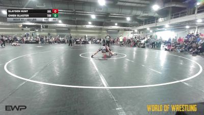 125 lbs Consi Of 32 #1 - Slayden Hunt, Shelton Wrestling Academy vs Owen Slagter, Threestyle