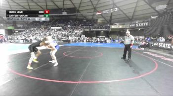 Boys 4A 120 lbs Cons. Round 5 - Carter Tughan, Tahoma vs Jaxon Love, Kentridge