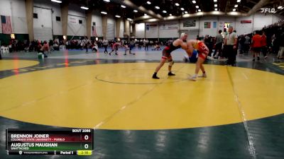 149 lbs Champ. Round 1 - Augustus Maughan, Unattached vs Brennon Joiner, Colorado State University - Pueblo