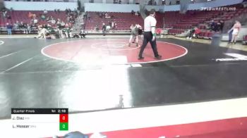 174 lbs Quarterfinal - Joel Diaz, Virginia Military Institute vs Logan Messer, George Mason