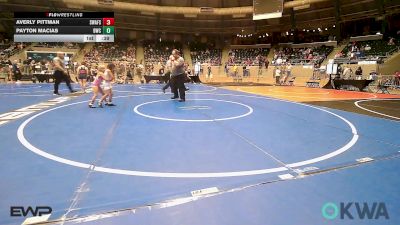 49-52 lbs 2nd Place - Averly Pittman, Spartan Wrestling Fort Smith vs Payton Macias, Berryhill Wrestling Club