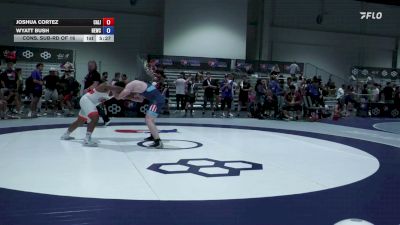 92 kg Cons. Sub-rd Of 16 - Joshua Cortez, California vs Wyatt Bush, Husky Elite Wrestling Club