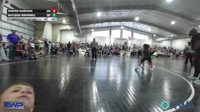 130 lbs Rr Rnd 1 - Harper Sampson, Coweta Tiger Wrestling vs Bayleigh Brownell, Salina Wrestling Club