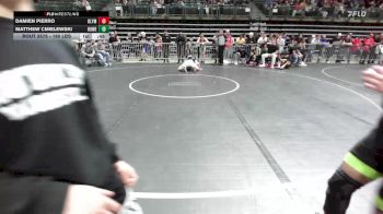 160 lbs Semifinal - Damien Pierro, Olympic vs Matthew Cmielewski, Howell