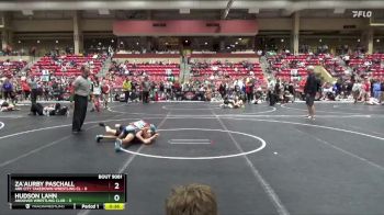 82 lbs Semifinal - Hudson Lahn, Andover Wrestling Club vs Za`Aurby Paschall, Ark City Takedown Wrestling Cl