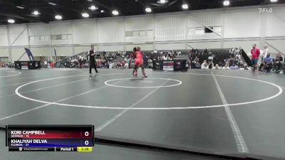 145 lbs Round 5 (6 Team) - Kori Campbell, Georgia vs KhaLiyah Delva, Florida