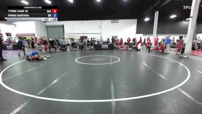 96 lbs Tyree Cade Jr., Oklahoma Blue vs Prins Santana, Rhode Island Blue