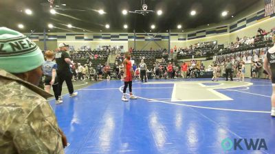 73 lbs 5th Place - Tracen Rhoden, Del City Little League vs River Pearson, Scrap Yard Training