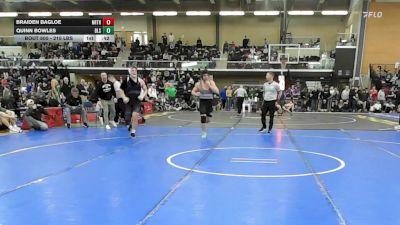 215 lbs Consi Of 8 #2 - Braiden Bagloe, Northbridge vs Quinn Bowles, Boston Latin