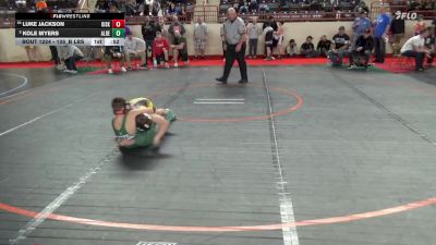 105_B lbs Round Of 32 - Luke Jackson, Kiski Area vs Kole Myers, Albert Gallatin