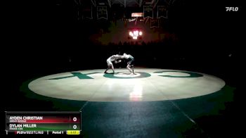 175 lbs 1st Place Match - Dylan Miller, Frank Cox vs Ayden Christian, Great Bridge