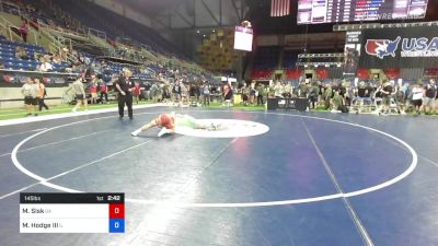 145 lbs Cons 64 #2 - Maddox Sisk, Georgia vs Michael Hodge III, Illinois