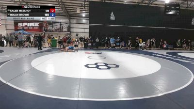 61 kg Champ. Rd Of 64 - Caleb McElroy, Central Valley RTC vs Nolan Brown, Viking Wrestling Club (IA)