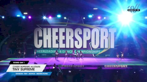 Cheer Supreme Allstars - Tiny Supreme [2024 L1 Tiny - Novice - Restrictions Day 1] 2024 CHEERSPORT National All Star Cheerleading Championship