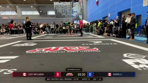 Joey McLaren vs Derek Li 2025 ADCC Vancouver Open