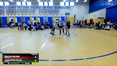 190 White Semifinal - Deacon Delong, Osceola vs Johnathan Collie, Deland