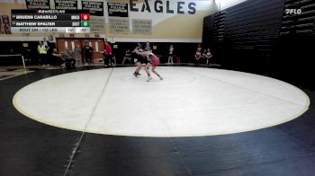 132 lbs Consi Of 8 #2 - Bruenn Carabillo, Manchester vs Matthew Spalter, Southington
